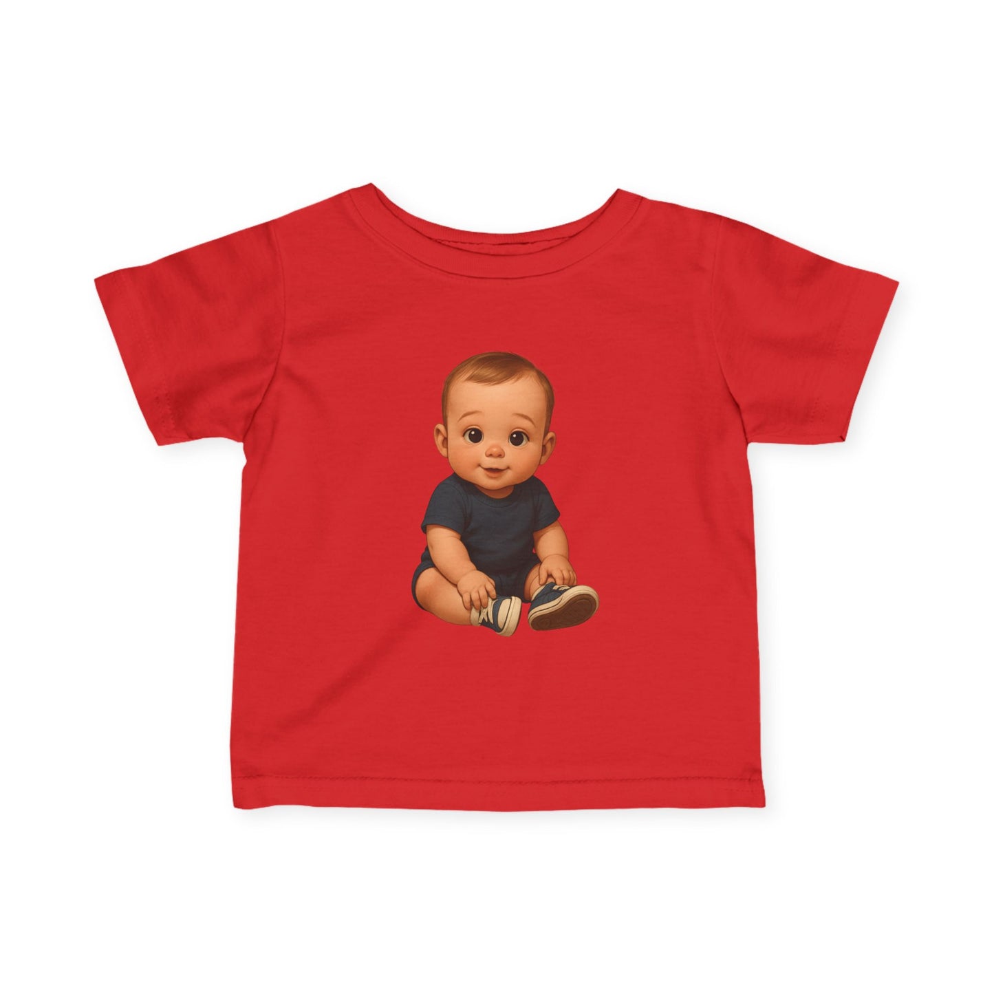 Cute Baby Character Tee, Infant Shirt, Toddler Clothing, Baby Gift, Kids' Apparel, Birthday Outfit, Playtime Tee