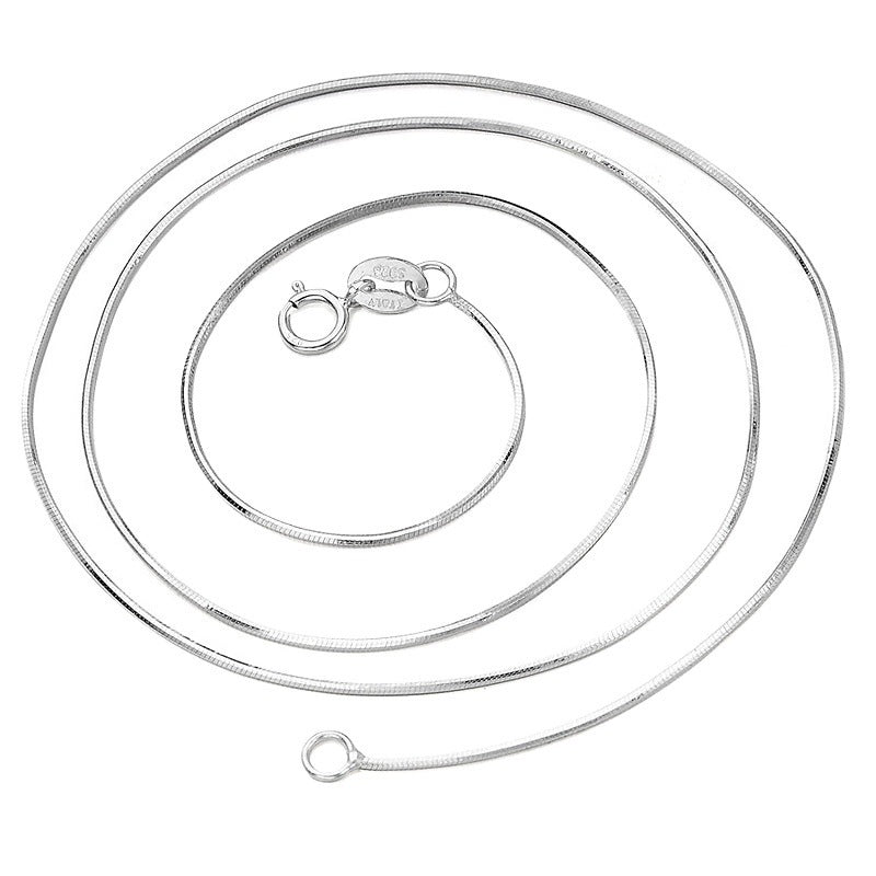 Short fashion silver chain