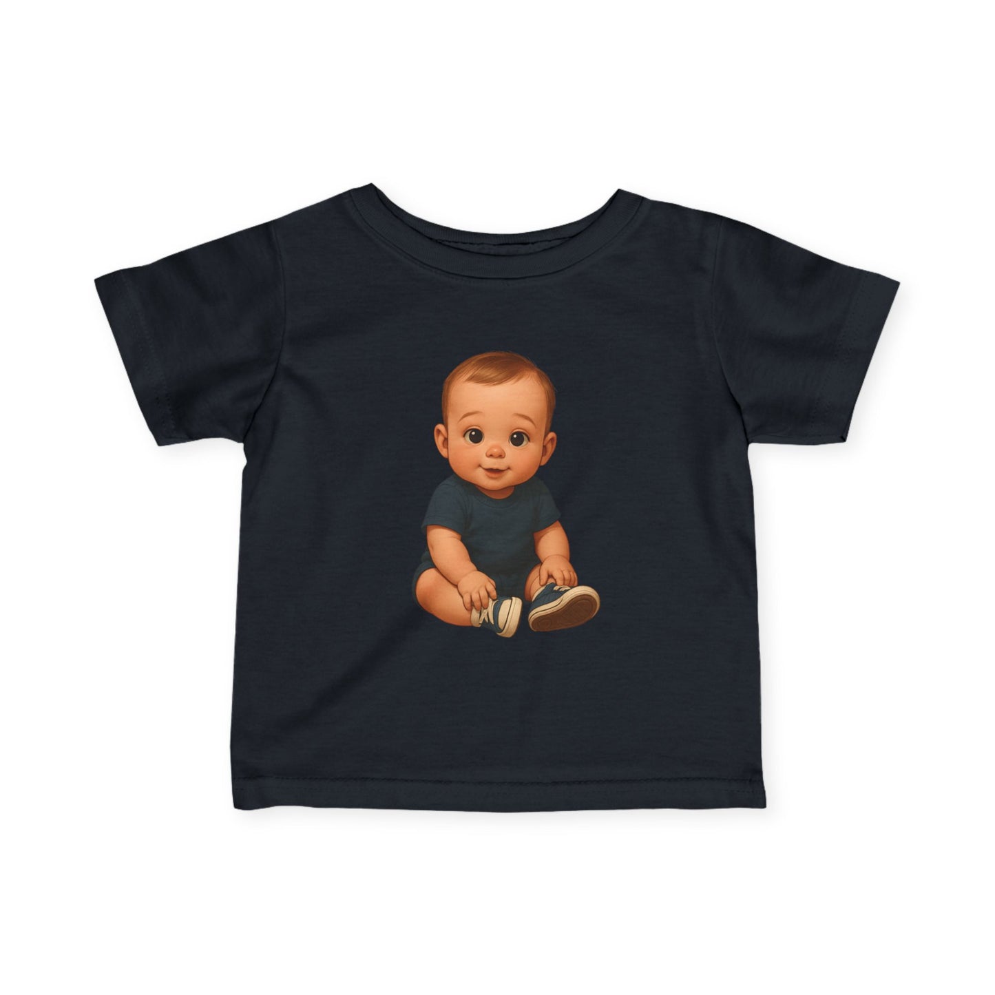 Cute Baby Character Tee, Infant Shirt, Toddler Clothing, Baby Gift, Kids' Apparel, Birthday Outfit, Playtime Tee