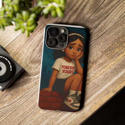 Cute Phone Case: Forever Yours Girl Design, Tough Phone Cover, Trendy Smartphone Protector, Gift for Teens, [...]