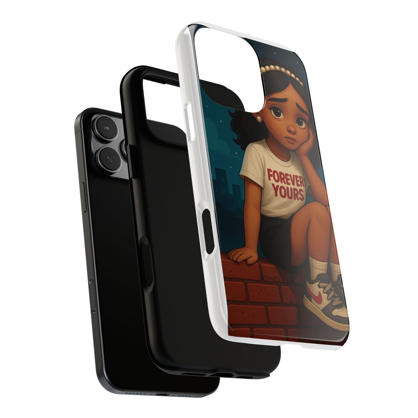 Cute Phone Case: Forever Yours Girl Design, Tough Phone Cover, Trendy Smartphone Protector, Gift for Teens, [...]