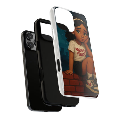 Cute Phone Case: Forever Yours Girl Design, Tough Phone Cover, Trendy Smartphone Protector, Gift for Teens, [...]