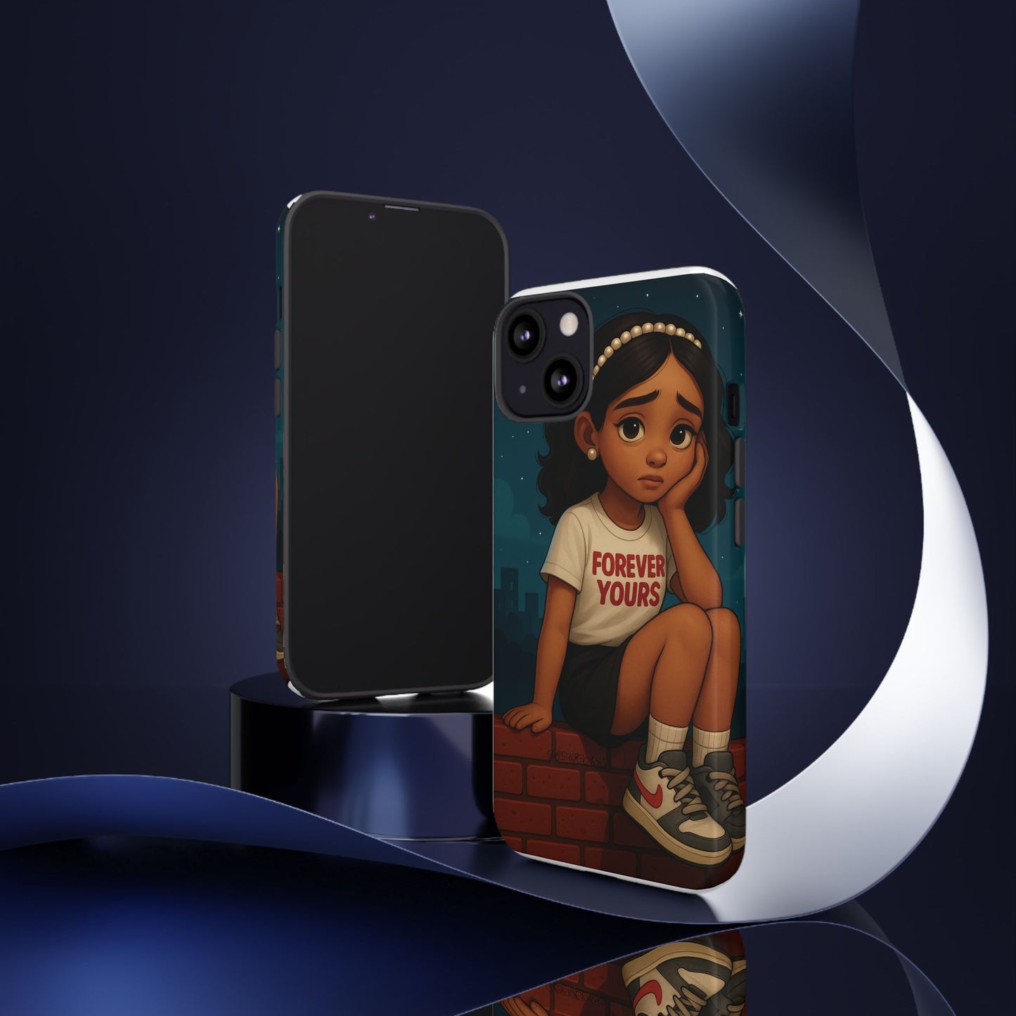 Cute Phone Case: Forever Yours Girl Design, Tough Phone Cover, Trendy Smartphone Protector, Gift for Teens, [...]