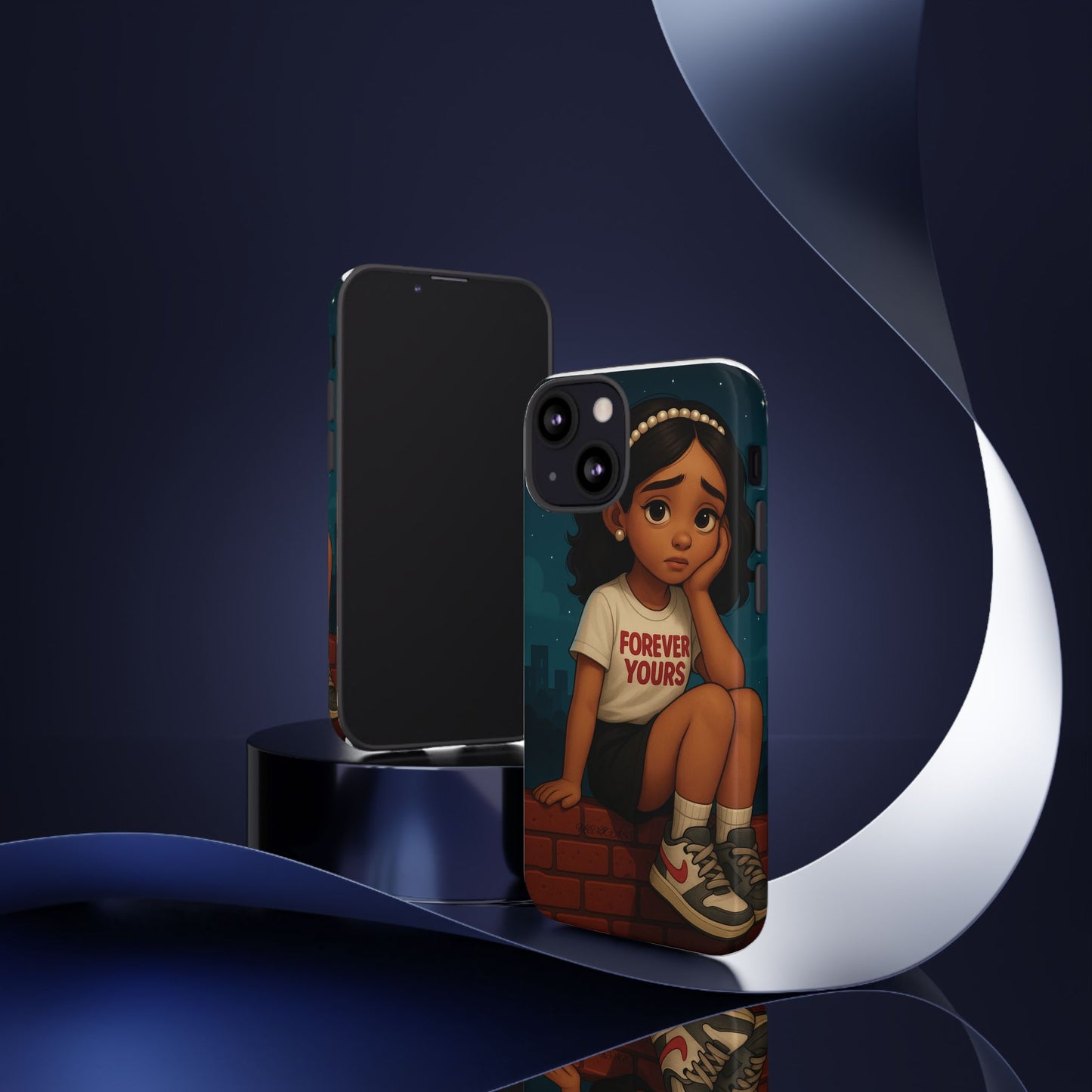 Cute Phone Case: Forever Yours Girl Design, Tough Phone Cover, Trendy Smartphone Protector, Gift for Teens, [...]