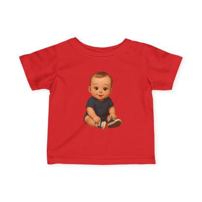 Cute Baby Character Tee, Infant Shirt, Toddler Clothing, Baby Gift, Kids' Apparel, Birthday Outfit, Playtime Tee