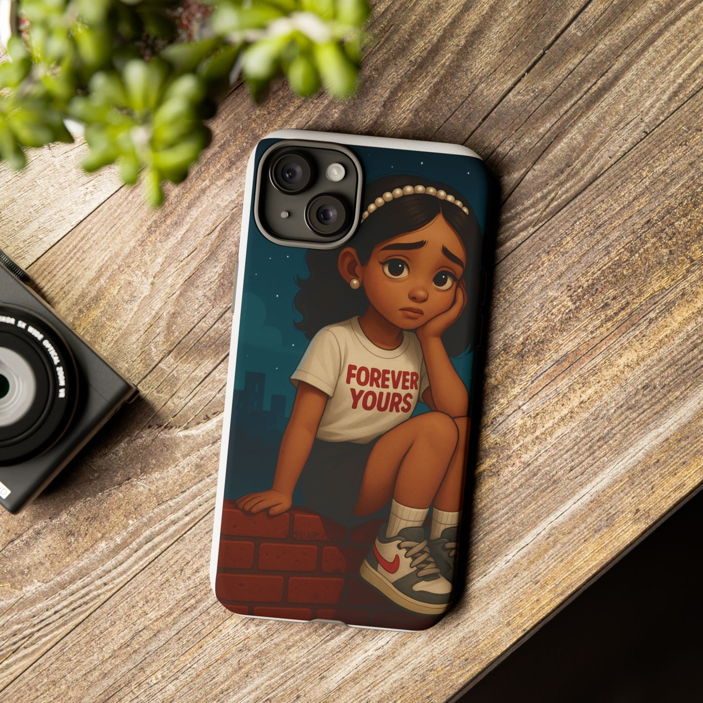 Cute Phone Case: Forever Yours Girl Design, Tough Phone Cover, Trendy Smartphone Protector, Gift for Teens, [...]