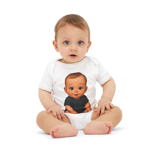 Onesie, Cute Baby Cartoon Design, Infant Gift, Baby Shower, Birthday, Family Photos