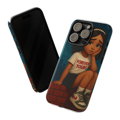 Cute Phone Case: Forever Yours Girl Design, Tough Phone Cover, Trendy Smartphone Protector, Gift for Teens, [...]