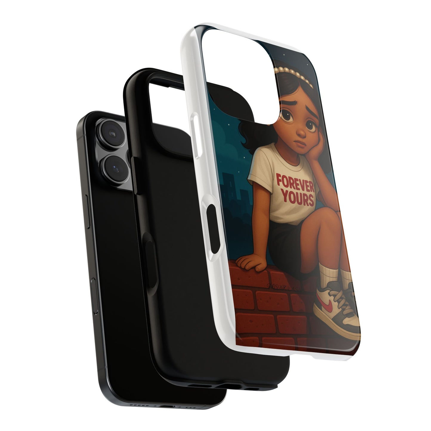 Cute Phone Case: Forever Yours Girl Design, Tough Phone Cover, Trendy Smartphone Protector, Gift for Teens, [...]