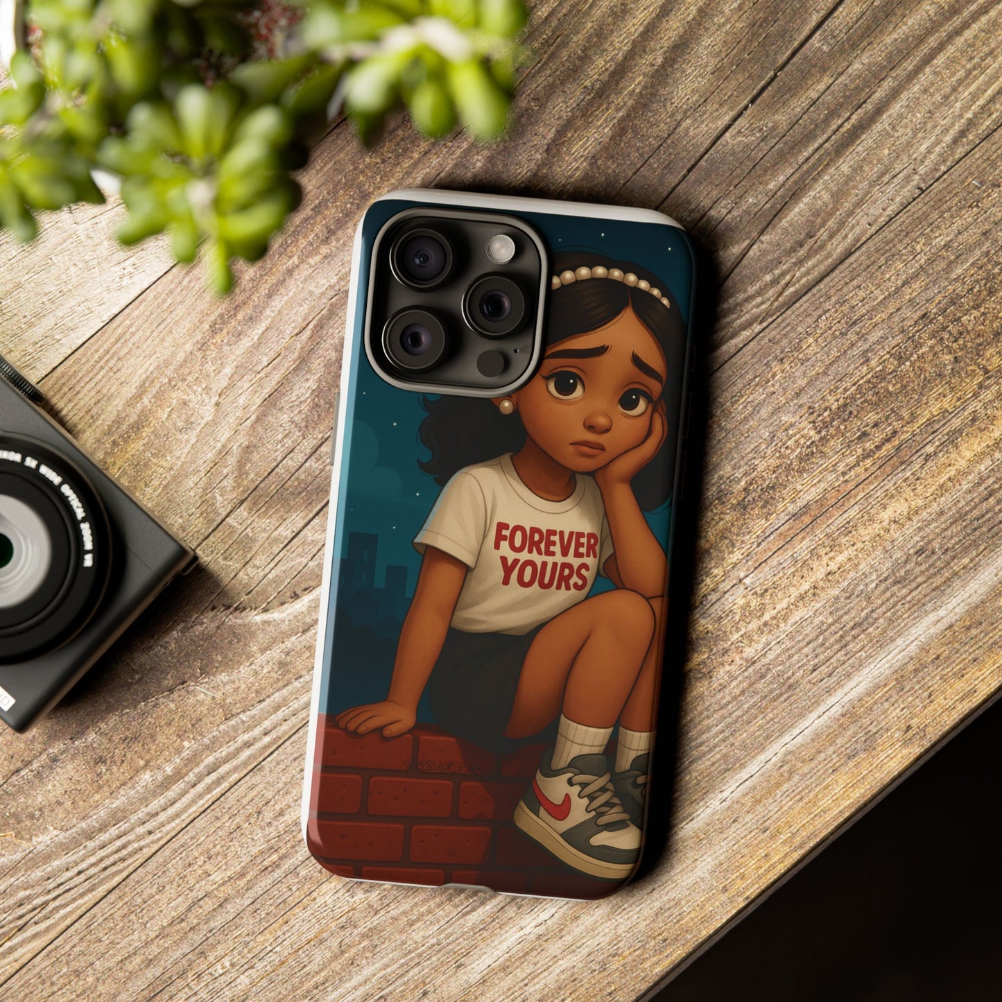 Cute Phone Case: Forever Yours Girl Design, Tough Phone Cover, Trendy Smartphone Protector, Gift for Teens, [...]
