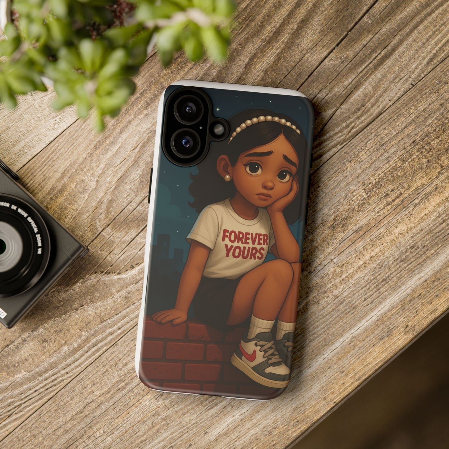 Cute Phone Case: Forever Yours Girl Design, Tough Phone Cover, Trendy Smartphone Protector, Gift for Teens, [...]
