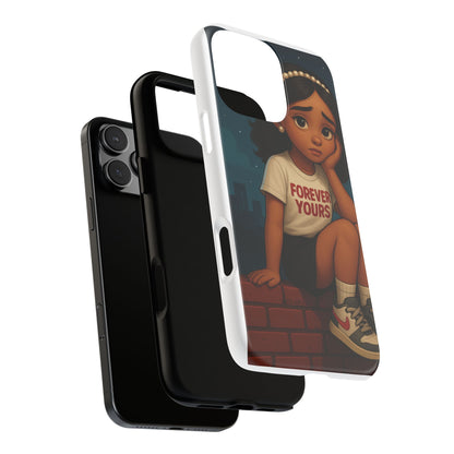 Cute Phone Case: Forever Yours Girl Design, Tough Phone Cover, Trendy Smartphone Protector, Gift for Teens, [...]