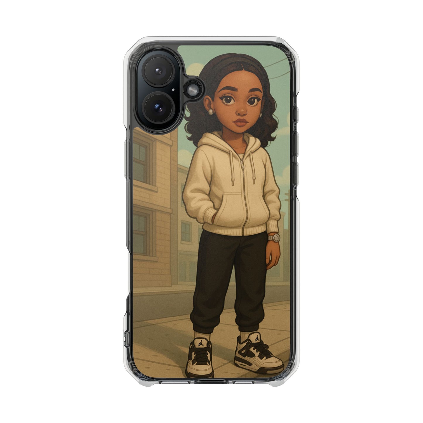 Stylish Magnetic Phone Case, Trendy Clear Impact Case, Protective Phone Cover, Unique Phone Accessory, Customizable [...]