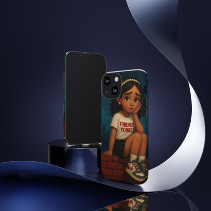 Cute Phone Case: Forever Yours Girl Design, Tough Phone Cover, Trendy Smartphone Protector, Gift for Teens, [...]