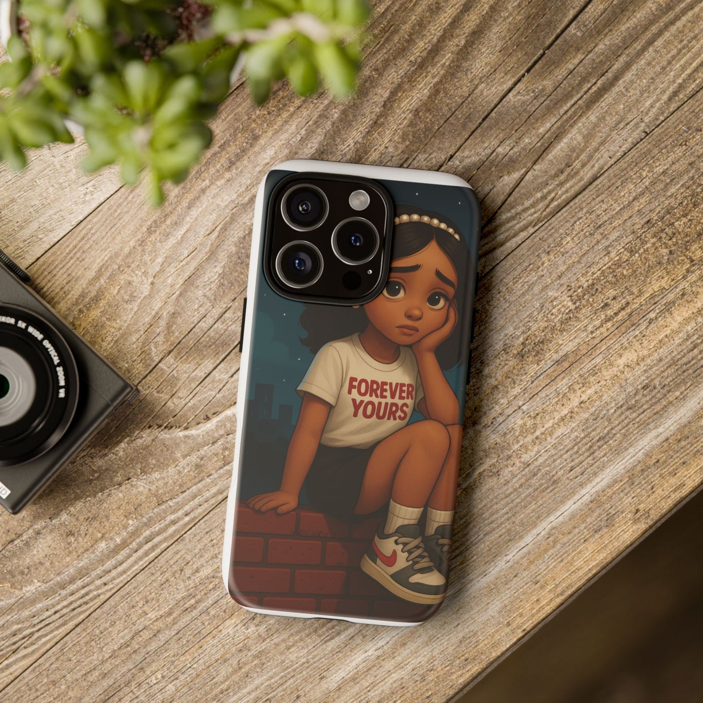Cute Phone Case: Forever Yours Girl Design, Tough Phone Cover, Trendy Smartphone Protector, Gift for Teens, [...]