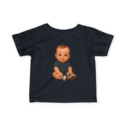 Cute Baby Character Tee, Infant Shirt, Toddler Clothing, Baby Gift, Kids' Apparel, Birthday Outfit, Playtime Tee