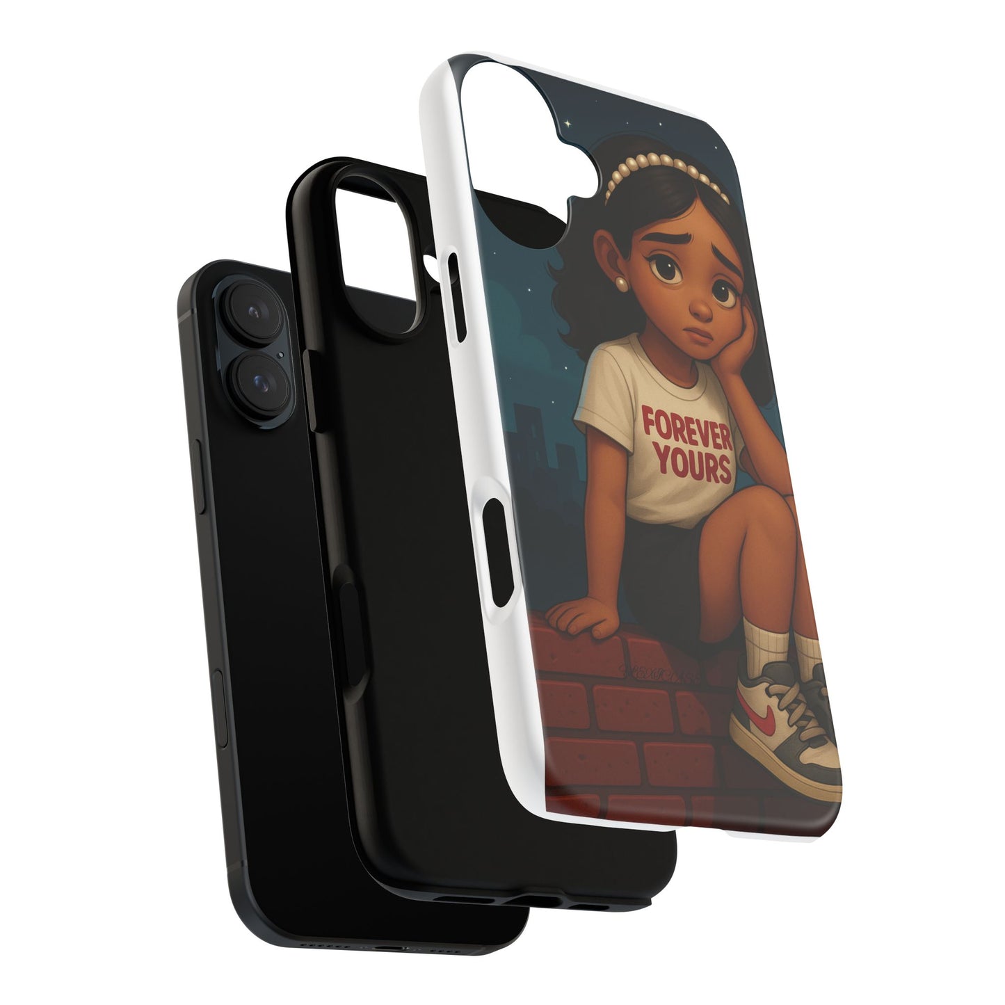 Cute Phone Case: Forever Yours Girl Design, Tough Phone Cover, Trendy Smartphone Protector, Gift for Teens, [...]