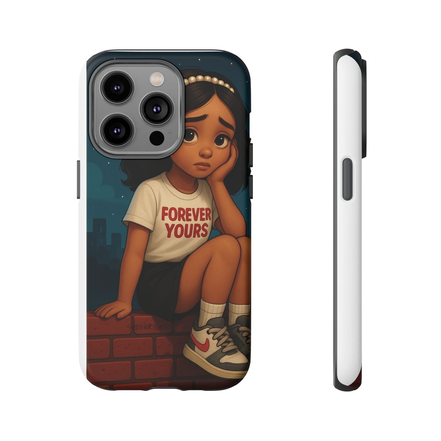 Cute Phone Case: Forever Yours Girl Design, Tough Phone Cover, Trendy Smartphone Protector, Gift for Teens, [...]